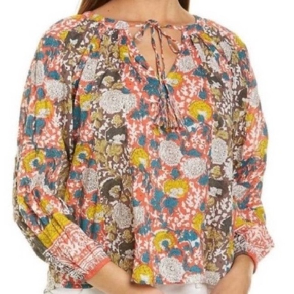 Velvet Tops - Velvet by graham spencer peasant blouse top